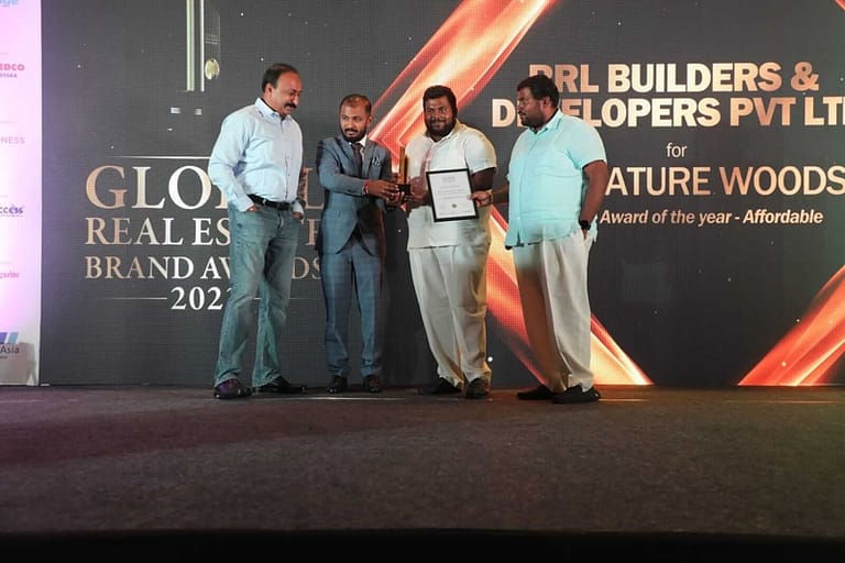 RRL Builders and Developers, latest project RRL Nature Woods has acquired the prestigious the Global Real Estate Brand Awards, 2023 in Affordability category.